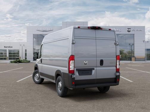 Bright Silver Clearcoat Metallic 2026 RAM ProMaster 3500 High Roof