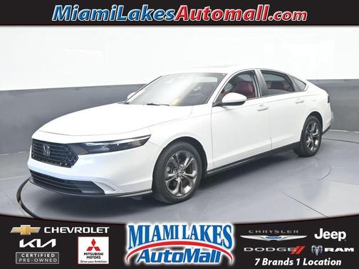 Platinum White Pearl 2023 Honda Accord EX