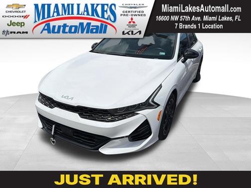 Glacial White Pearl 2024 Kia K5 GT-Line