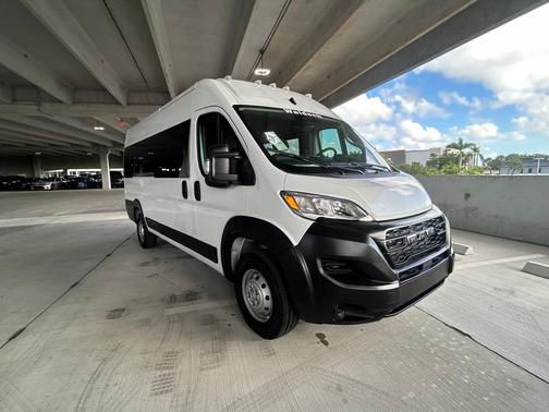 Bright White Clearcoat 2023 RAM ProMaster 3500 Window Van High Roof