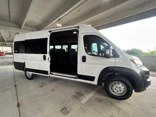 Bright White Clearcoat 2023 RAM ProMaster 3500 Window Van High Roof