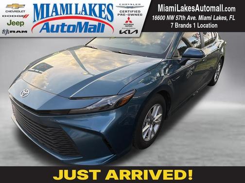 Blue 2025 Toyota Camry LE