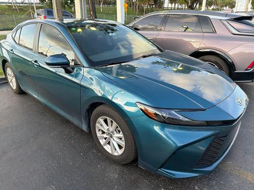 Blue 2025 Toyota Camry LE