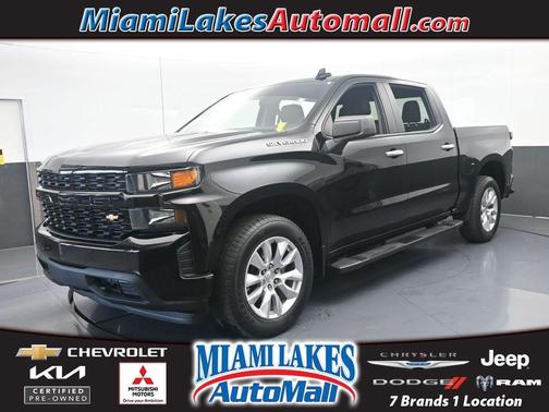 Black 2021 Chevrolet Silverado 1500 Custom