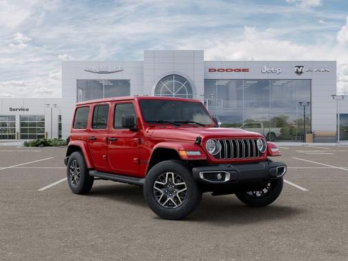 Firecracker Red Clearcoat 2026 Jeep Wrangler Sahara