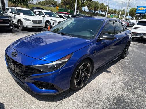 Intense Blue 2023 Hyundai ELANTRA N Line