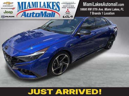 Intense Blue 2023 Hyundai ELANTRA N Line