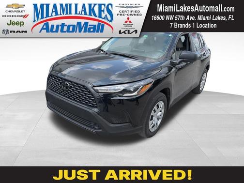 Jet Black 2022 Toyota Corolla Cross L