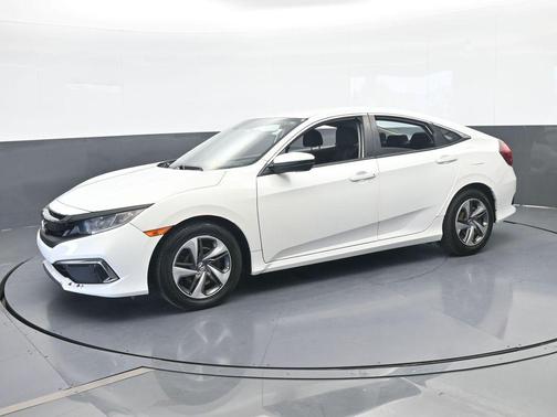 Platinum White Pearl 2020 Honda Civic LX