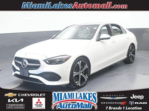 White 2025 Mercedes-Benz C-Class C 300