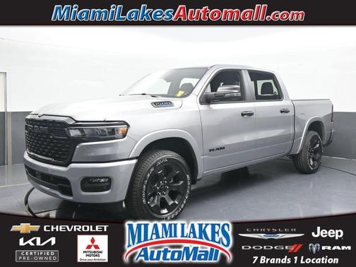 Billet Silver Metallic Clearcoat 2025 RAM 1500 Big Horn/Lone Star