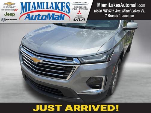 Sterling Gray Metallic 2023 Chevrolet Traverse LT Cloth