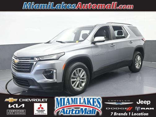 Sterling Gray Metallic 2023 Chevrolet Traverse LT Cloth