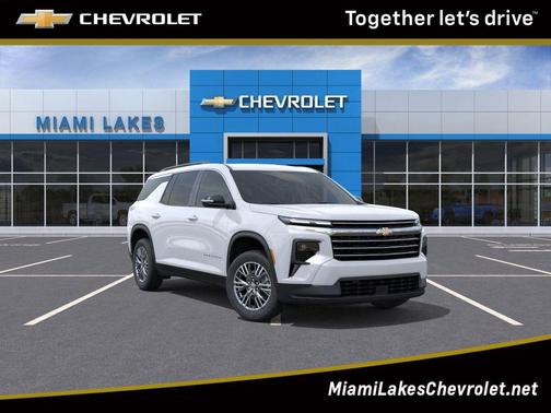 Summit White 2026 Chevrolet Traverse LT