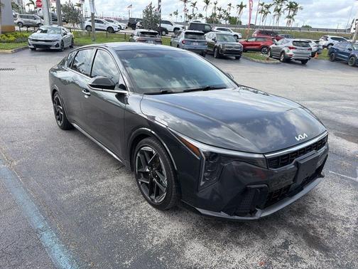 Gray 2025 Kia K4 GT-Line