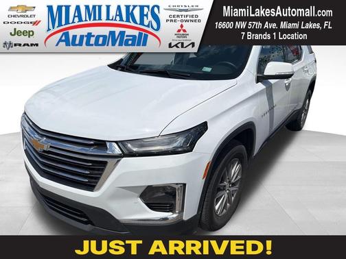 Summit White 2023 Chevrolet Traverse LT Cloth