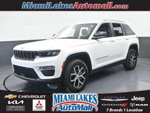 Bright White Clearcoat 2024 Jeep Grand Cherokee Limited