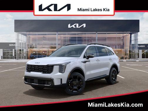 Glacial White Pearl 2026 Kia Sorento X-Line SX