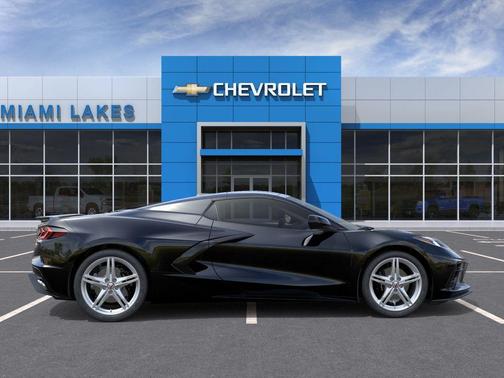 Black 2026 Chevrolet Corvette Stingray w/1LT