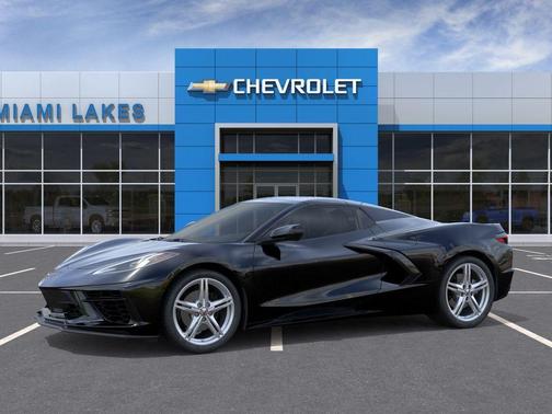 Black 2026 Chevrolet Corvette Stingray w/1LT