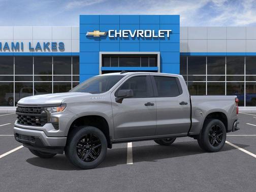 Sterling Gray Metallic 2026 Chevrolet Silverado 1500 Custom