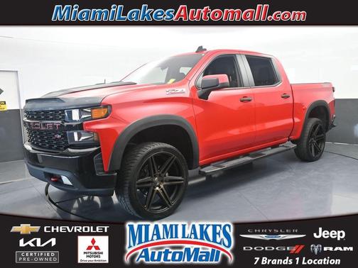 Red 2021 Chevrolet Silverado 1500 Custom Trail Boss