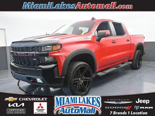 Red 2021 Chevrolet Silverado 1500 Custom Trail Boss