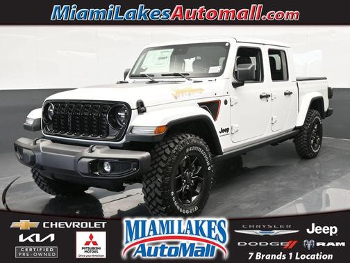 Bright White Clearcoat 2024 Jeep Gladiator Sport