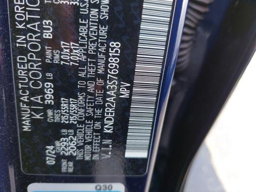 Dark Ocean Blue 2025 Kia Seltos EX