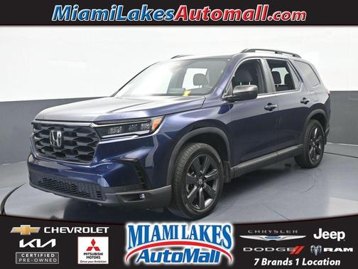 Obsidian Blue Pearl 2025 Honda Pilot Sport