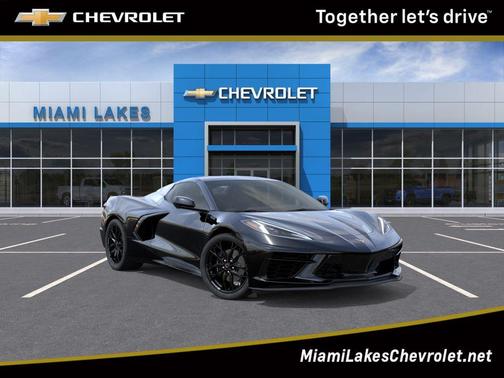 Black 2026 Chevrolet Corvette Stingray w/1LT