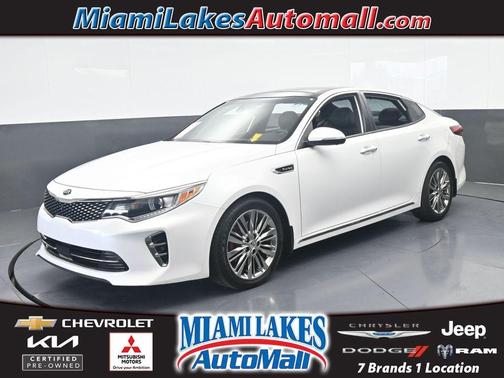 Snow White Pearl 2016 Kia Optima SXL Turbo