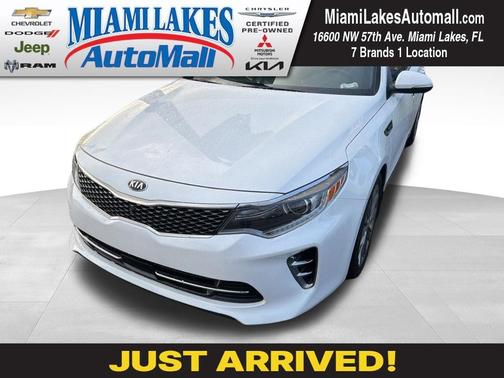Snow White Pearl 2016 Kia Optima SXL Turbo