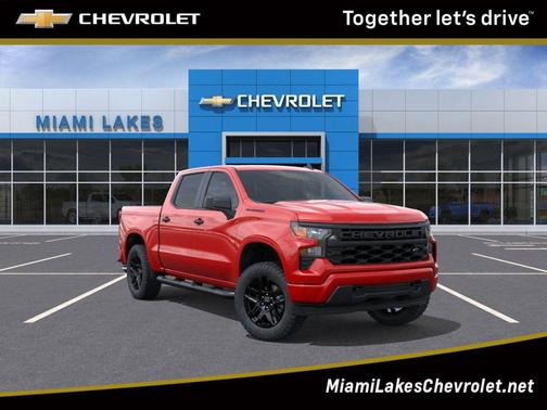 Red 2026 Chevrolet Silverado 1500 Custom