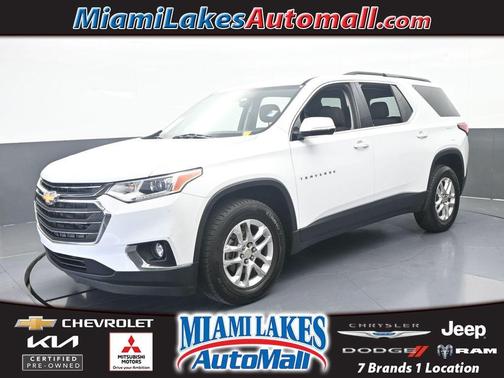 Summit White 2020 Chevrolet Traverse LT Cloth
