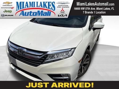 White 2019 Honda Odyssey Elite