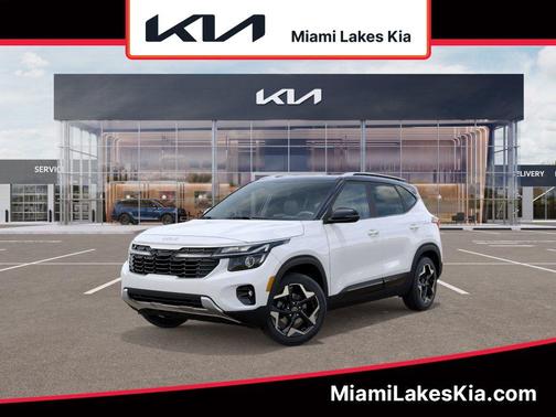 Clear White / Black Roof 2026 Kia Seltos S