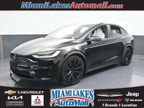 Black 2022 Tesla Model X Plaid