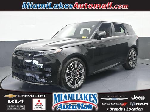 Santorini Black 2025 Land Rover Range Rover Sport P400 Dynamic SE