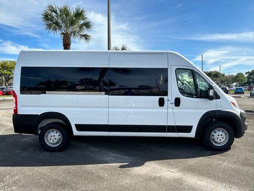 Bright White Clearcoat 2023 RAM ProMaster 2500 Window Van High Roof