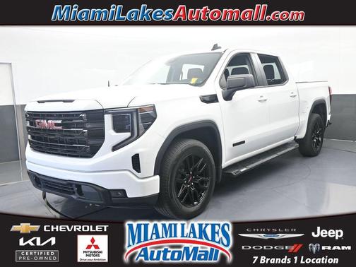 Summit White 2023 GMC Sierra 1500 Elevation