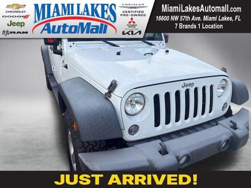 Bright White Clearcoat 2018 Jeep Wrangler JK Unlimited Sport