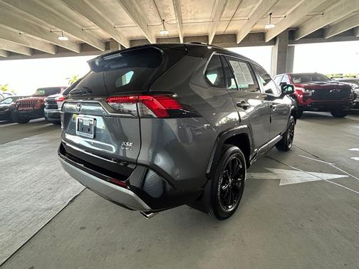 Midnight Black Metallic 2025 Toyota RAV4 Hybrid XSE