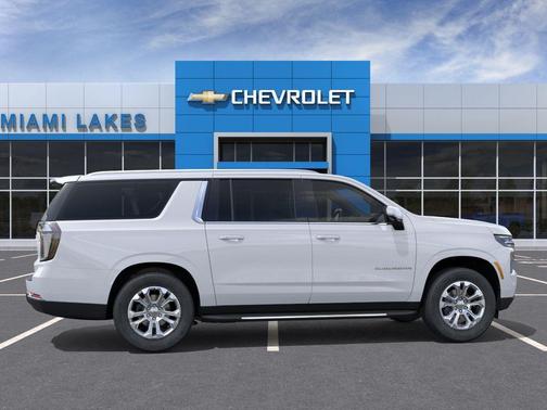Summit White 2026 Chevrolet Suburban LT