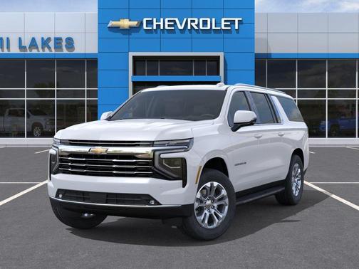Summit White 2026 Chevrolet Suburban LT