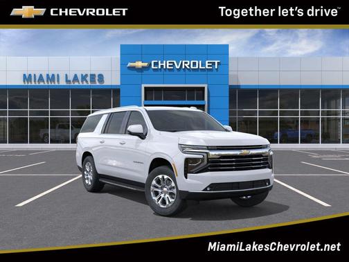 Summit White 2026 Chevrolet Suburban LT