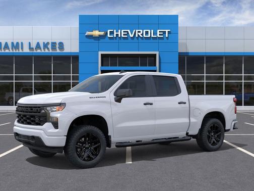 Summit White 2026 Chevrolet Silverado 1500 Custom