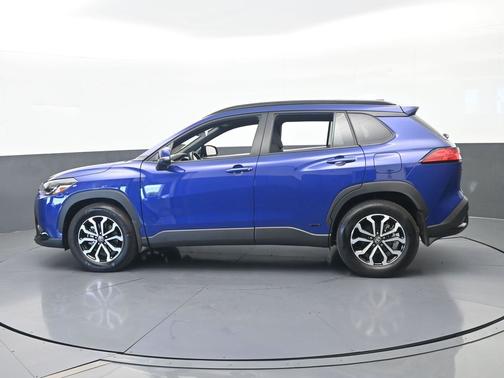 Blue 2024 Toyota Corolla Cross Hybrid SE