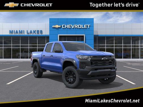 Blue 2026 Chevrolet Colorado Trail Boss