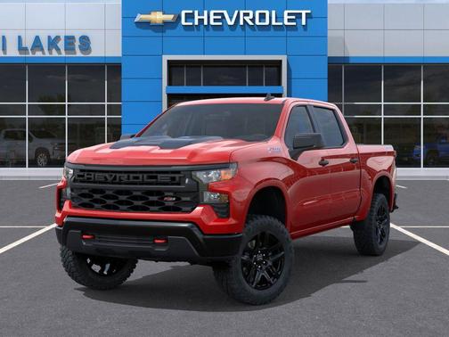 Red 2026 Chevrolet Silverado 1500 Custom Trail Boss